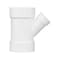Charlotte Pipe And Foundry Charlotte Pipe Schedule 40 4 in. Hub X 2 in. D Hub PVC Reducing Wye 1 pk PVC006011800 - alternate 4